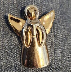Gold And Silver Tone Angel By Liz Claiborne